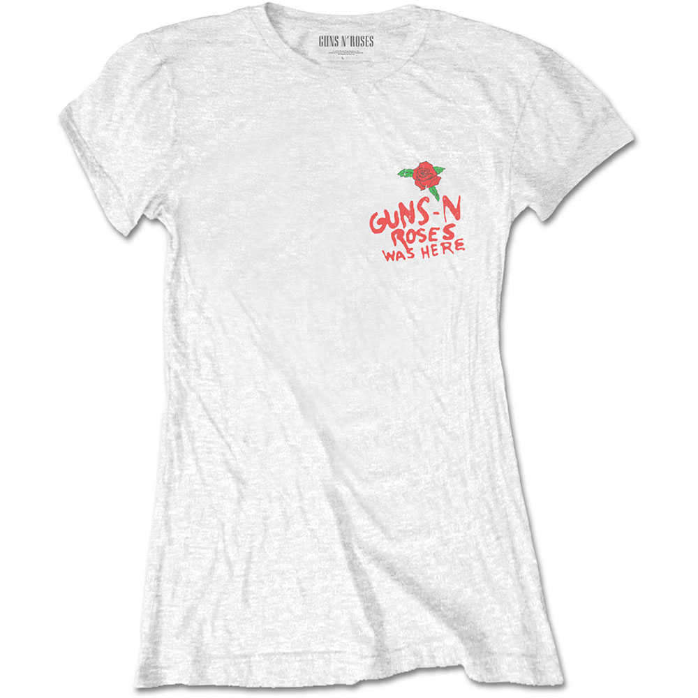Guns N' Roses Dames Tshirt Lies, Lies, Lies Wit | Attitude Ed Sheeran Heren Tshirt Chords Zwart | Attitude Holland